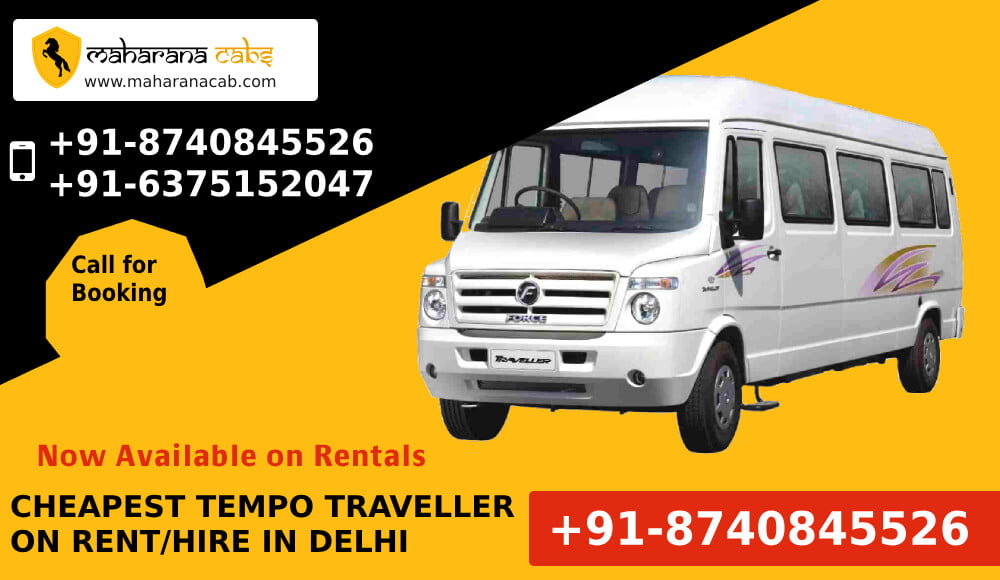 Best Tempo Traveller in delhi Driver Hire in Delhi Maharana Cab
