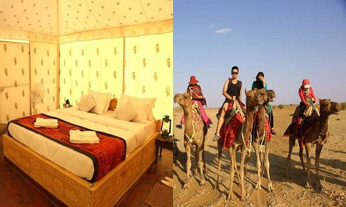 camel safari with camp stay
