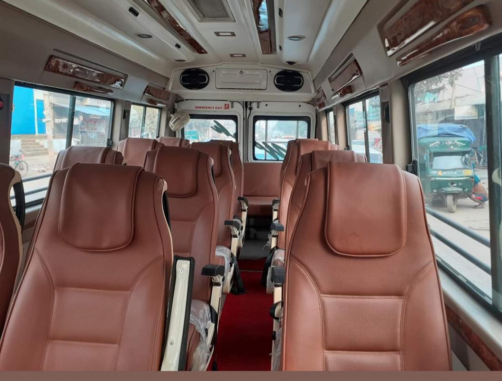 tempo traveller inner view