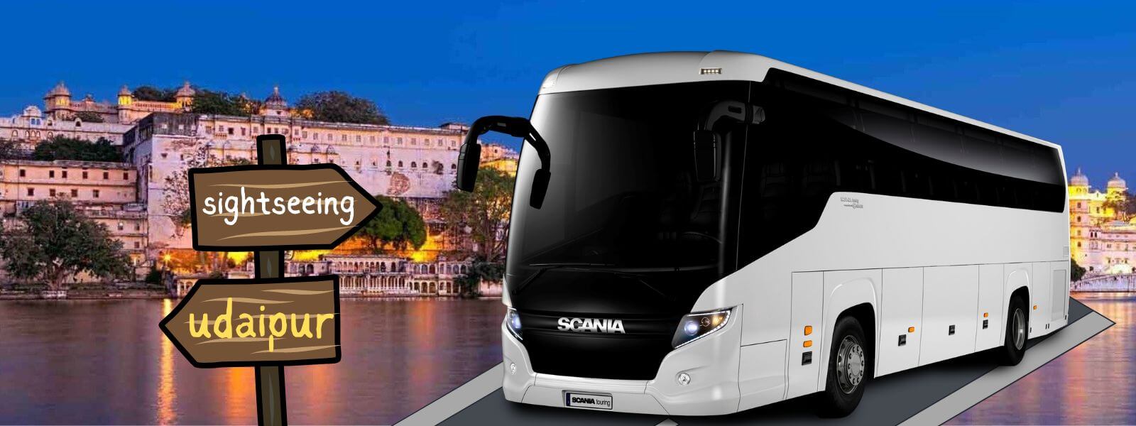 Bus Rental in Udaipur