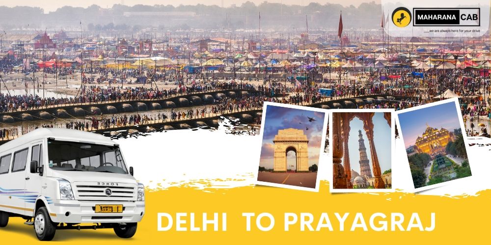 Delhi to Prayagraj Tempo Traveller